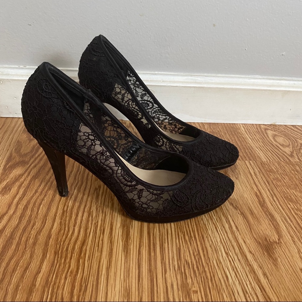 Nine West lace heels